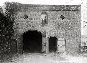 1938 Carriage House Photo of the Burgwin-Wright carriage house taken in 1938